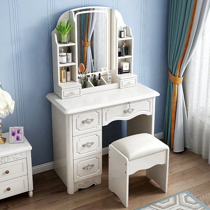 Desk Vanity Setup - Набор туалетных столиков для девочек: белый