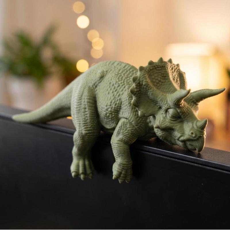 Desk Setup Gifts - Симпатичная 3D-печатная фигурка спящего тираннозавра-рекса для