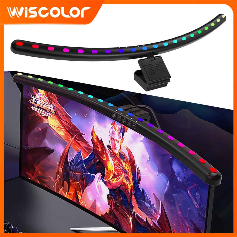 Desk Setup Pc - Светодиодная RGB-лампа для монитора с Wi-Fi,