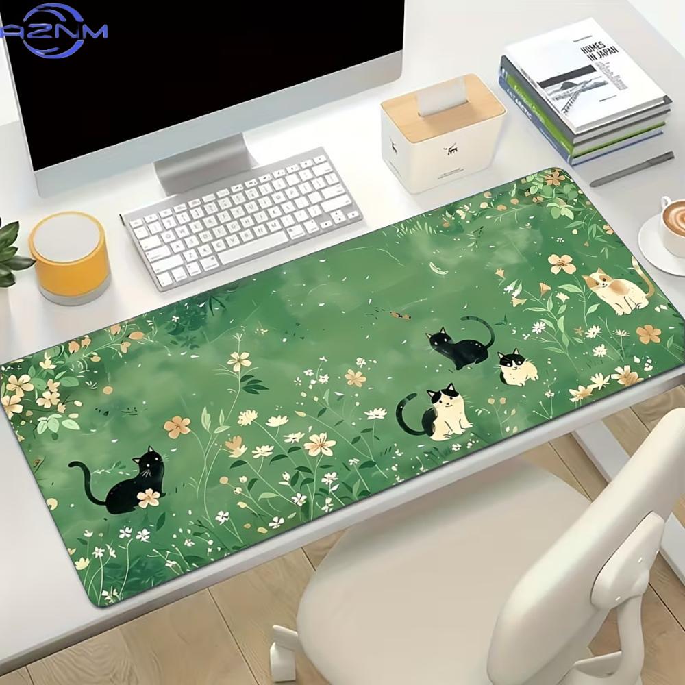 Desk Setup For Work - Коврик для мыши с милым цветочным