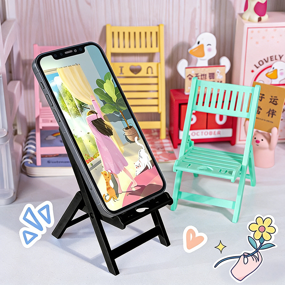 Desk Setup Dorm - Миниатюрная складная подставка для телефона в