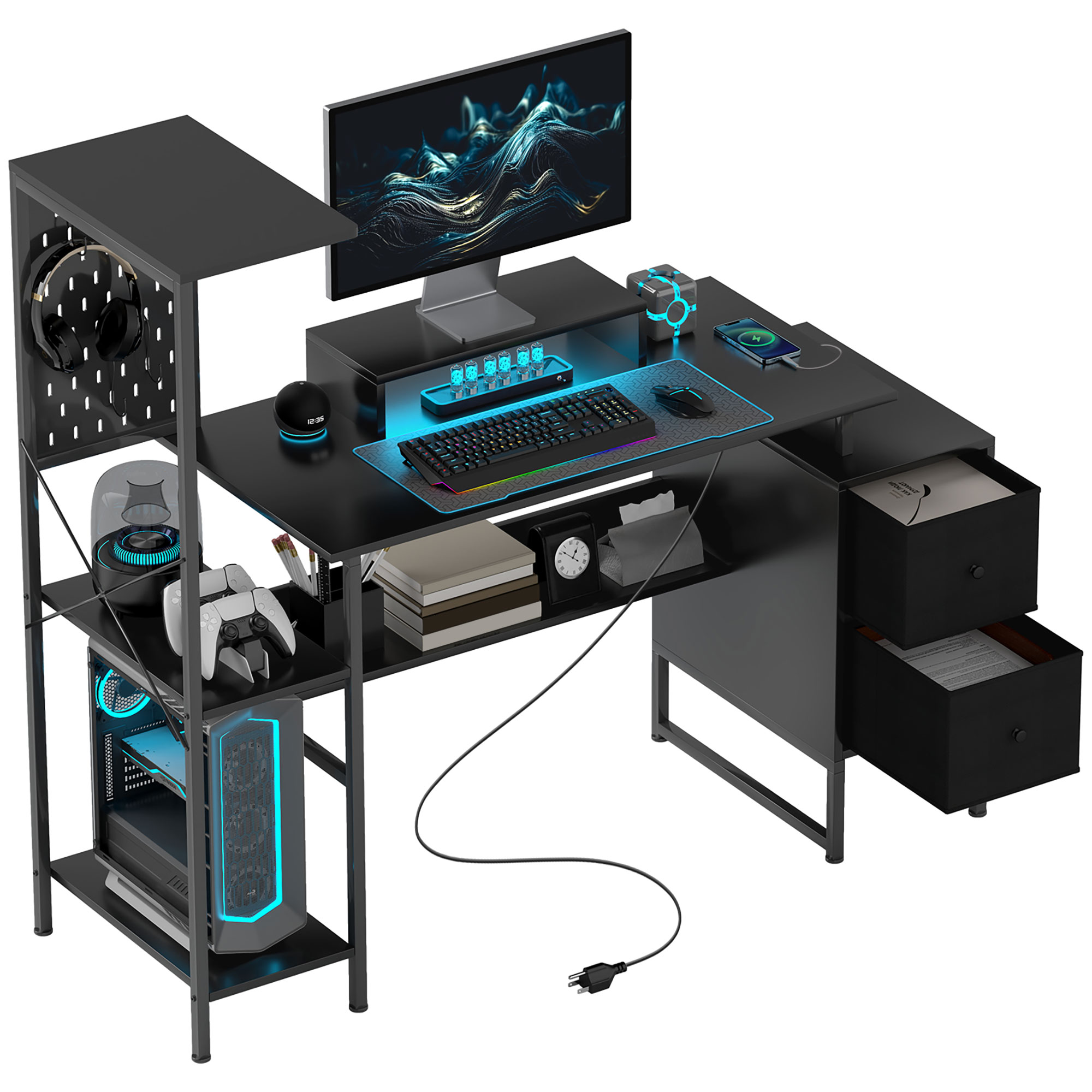 Desk Setup Pc - Игровой стол Homcom 56 дюймов с