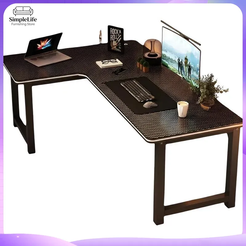 Desk Setup Pc - Угловой игровой компьютерный стол с полкой