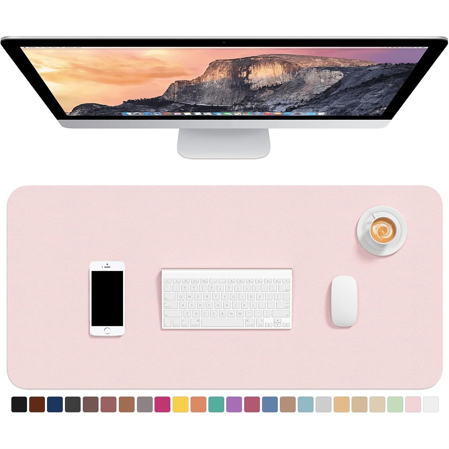 Desk Pad Leather Large - Коврик для стола из искусственной кожи