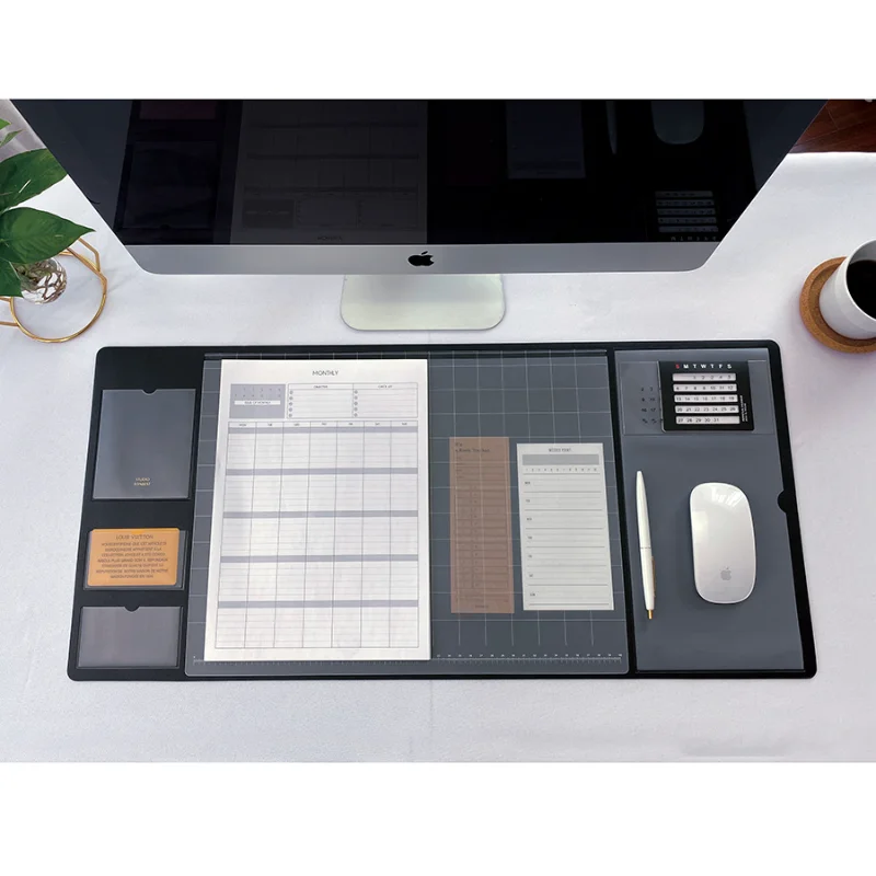 Desk Pad Leather Large - Портативный блокнот-подставка для мыши, большой игровой