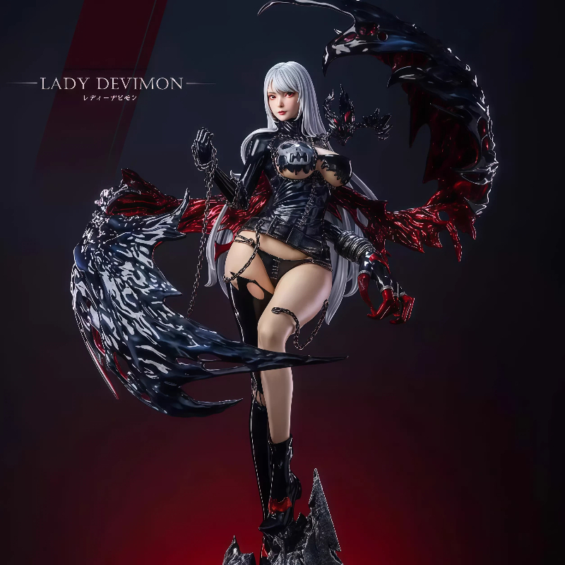 Desk Setup Gifts - Фигурка Lady Devimon Digimon Anime GK,