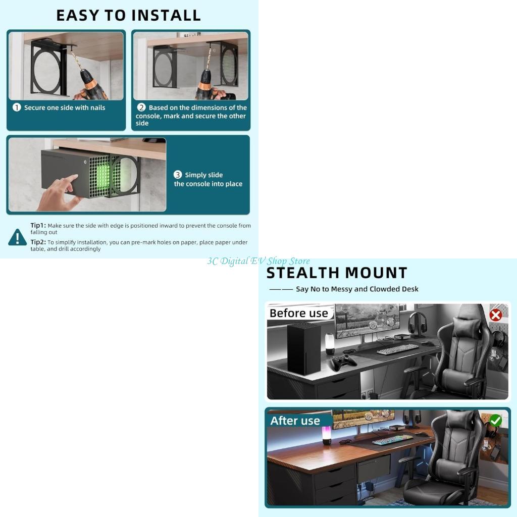 Desk Setup Xbox - E74D Эффективные органайзеры под настольную подставку,