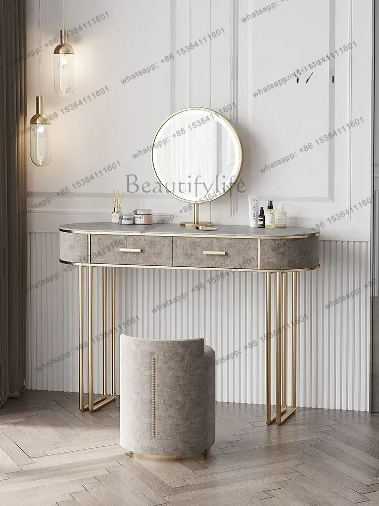 Desk Vanity Setup - Спальный гарнитур, европейская мебель, роскошный комод,