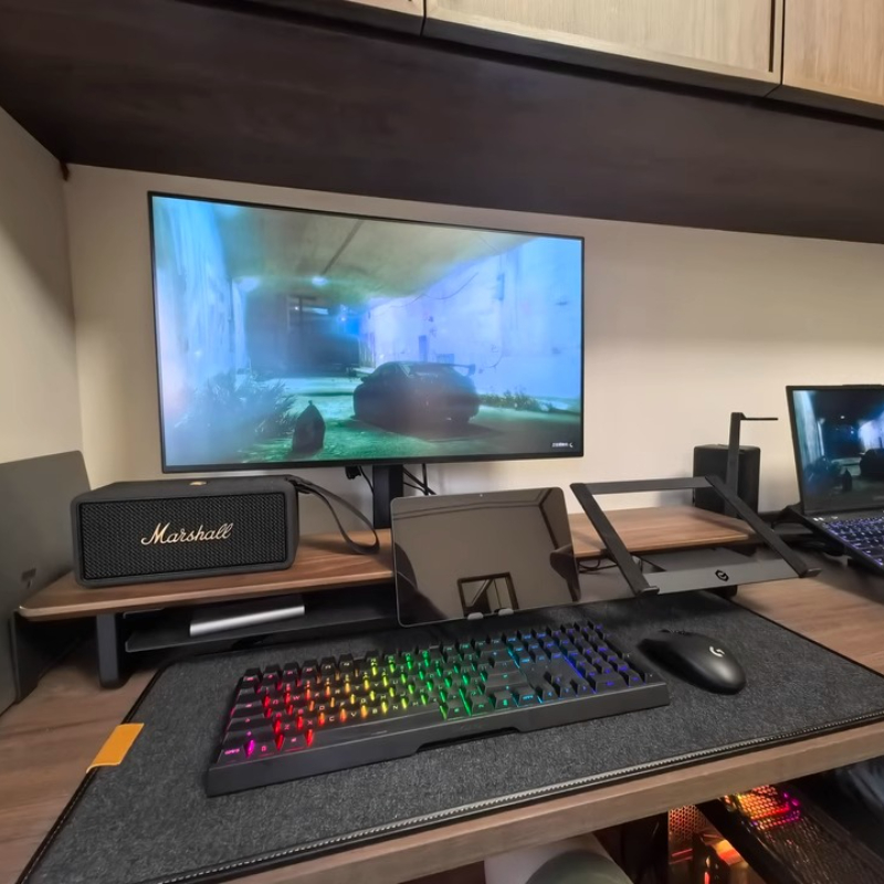 Desk Setup Monitor And Laptop - Модульная подставка для монитора, эргономичный настольный