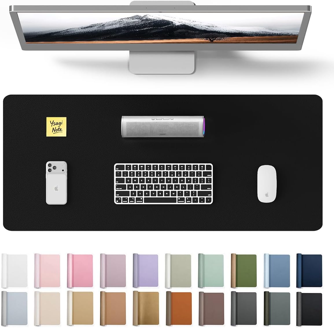 Desk Pad Leather Large - Большой кожаный коврик для стола 23,6x13,8