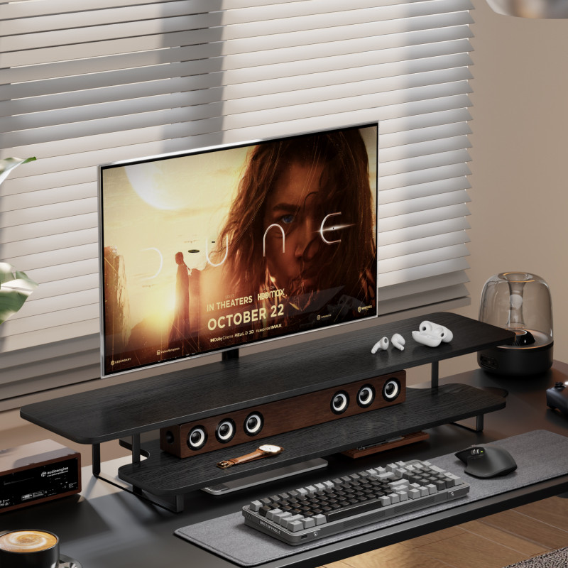Подставка для монитора из масс – обзор и цена Desk Setup Monitor And Laptop