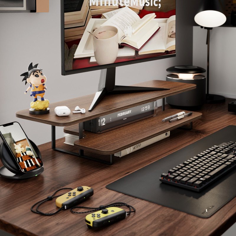 Подставка для монитора из масс – обзор и цена Desk Setup Monitor And Laptop