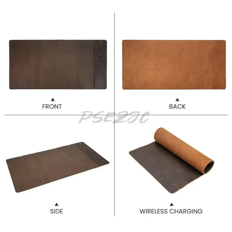 Винтажный коврик для мыши из в – обзор и цена Desk Pad Leather Large