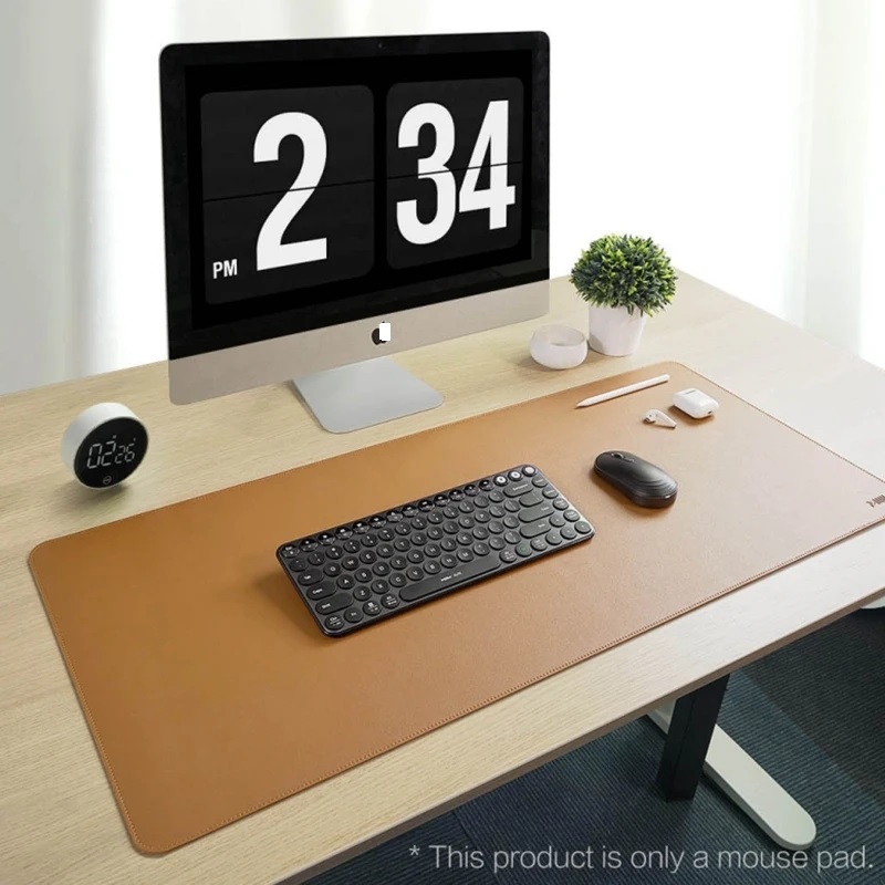 Большой кожаный пробковый ковр – обзор и цена Desk Pad Leather Large
