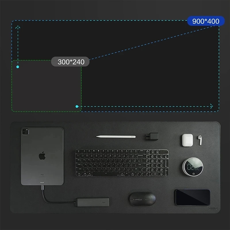 Большой кожаный пробковый ковр – обзор и цена Desk Pad Leather Large