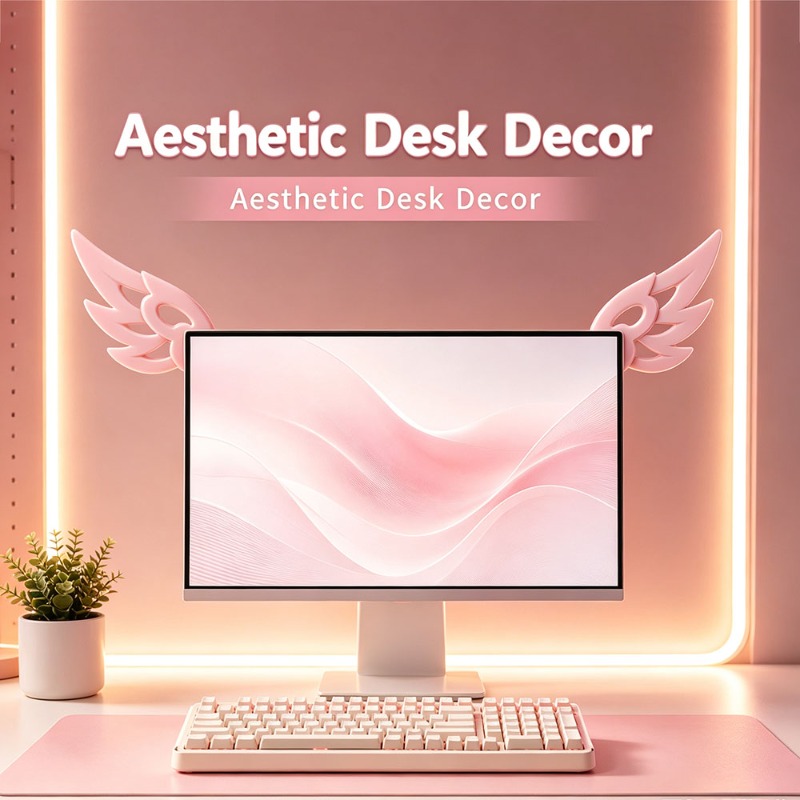 Милый 3D-декор в виде крыльев  – обзор и цена Desk Setup Gifts