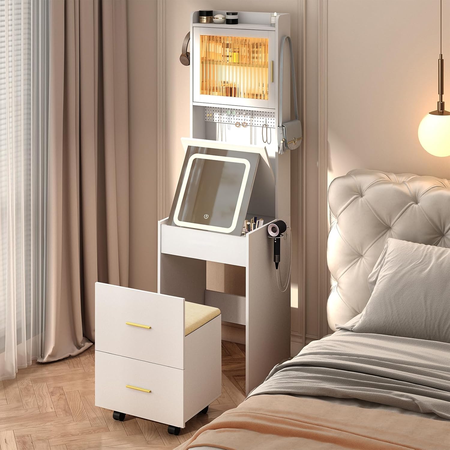 Туалетный столик 3 в 1, со скл – обзор и цена Desk Vanity Setup