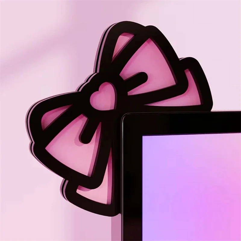 Kawaii розовый акриловый бант  – обзор и цена Desk Setup Gifts