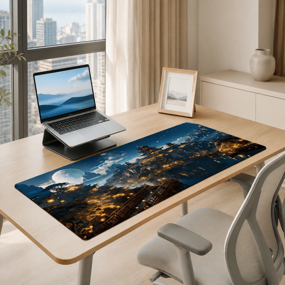 Оригинальный удлиненный коврик – обзор и цена Desk Setup For Work