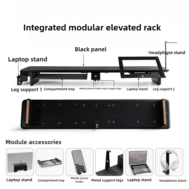 Модульная подставка для монито – обзор и цена Desk Setup Monitor And Laptop
