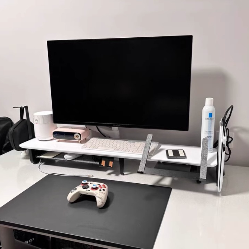 Модульная подставка для монито – обзор и цена Desk Setup Monitor And Laptop