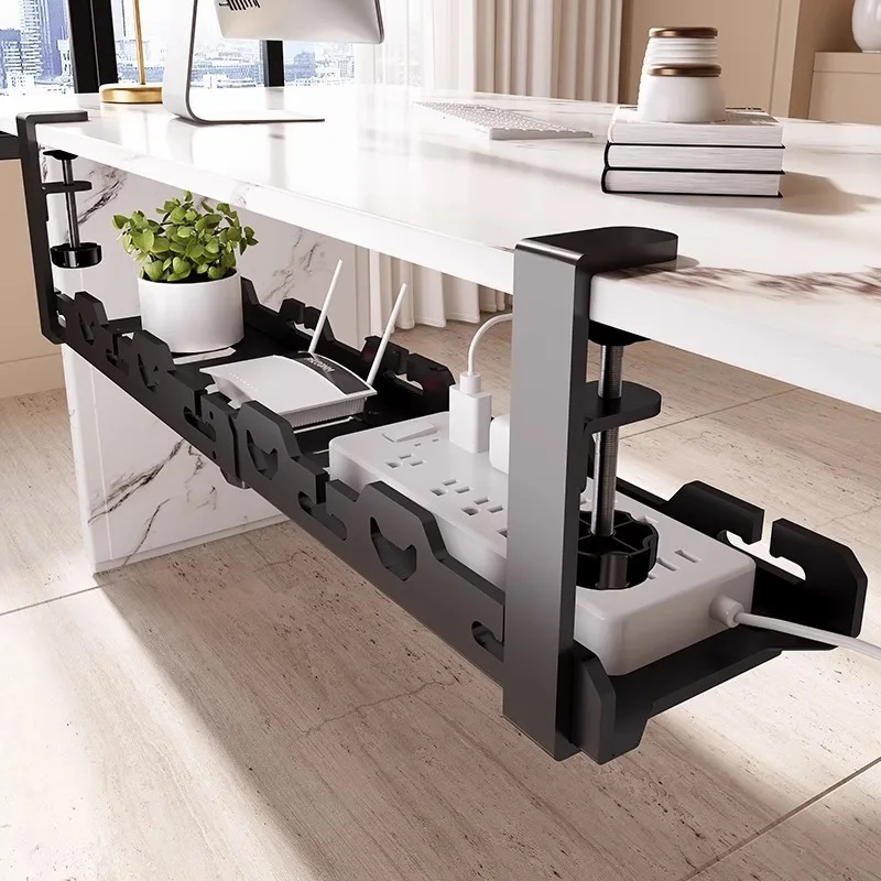 Телескопическая подстольная по – обзор и цена Desk Setup Organizer
