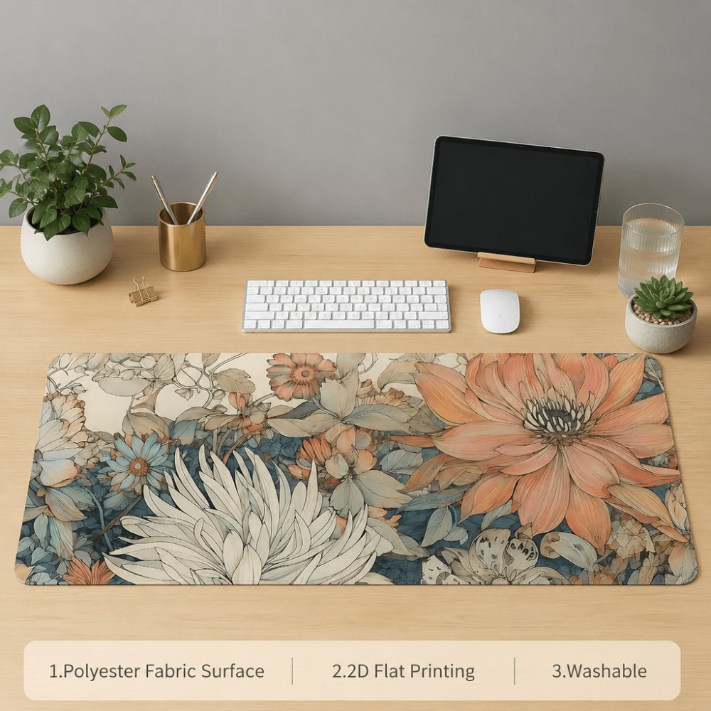 Ретро-салфетка для стола с цве – обзор и цена Desk Setup For Work