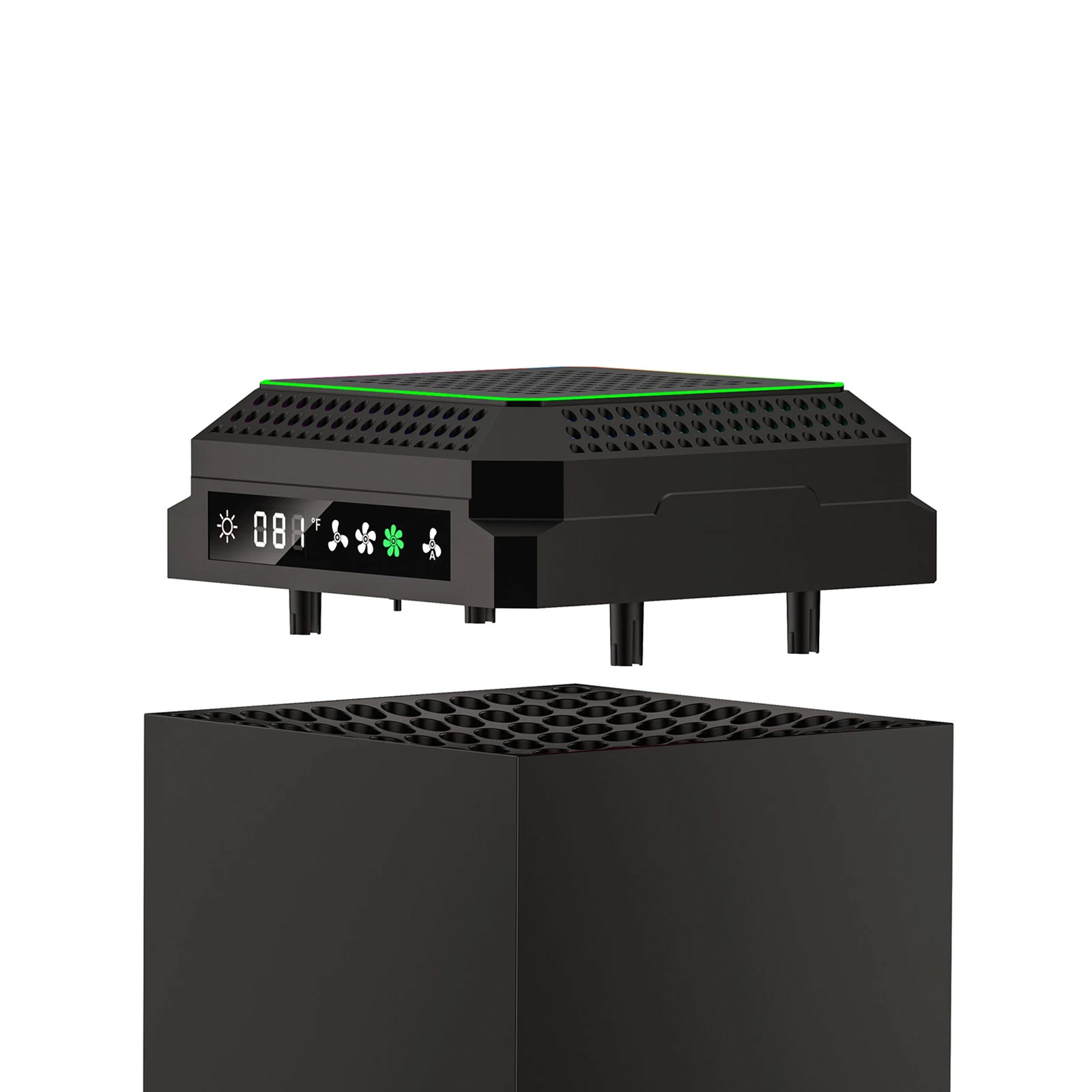 Охлаждающий вентилятор RGB LED – обзор и цена Desk Setup Xbox