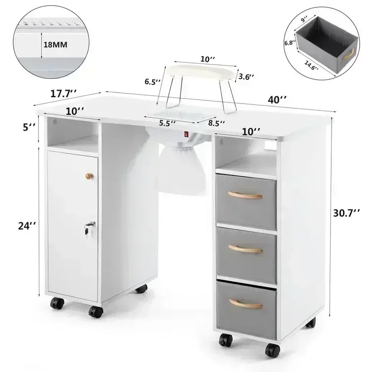 -Современные наборы столов и с – обзор и цена Desk Vanity Setup