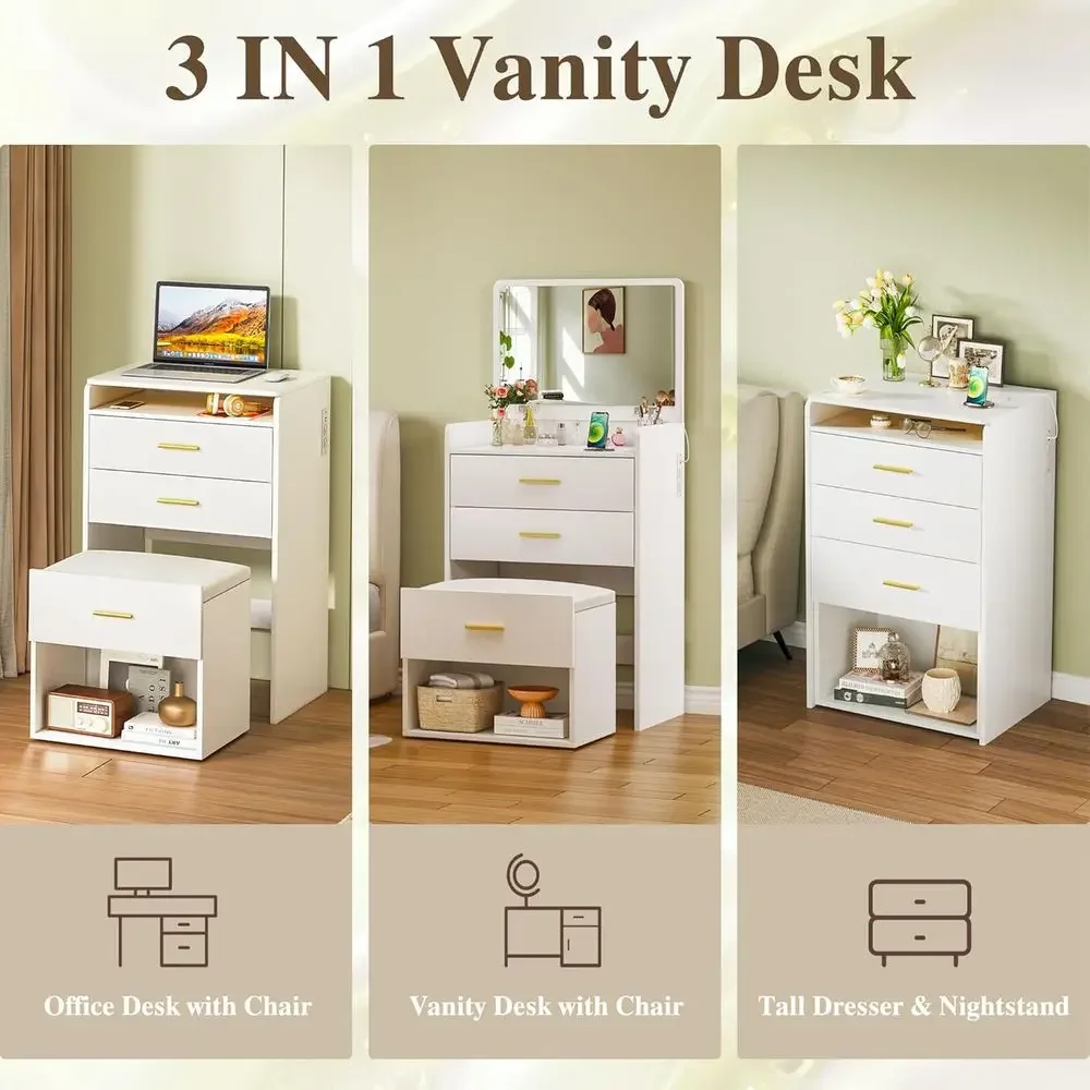 Туалетный столик 3-в-1 с откид – обзор и цена Desk Vanity Setup