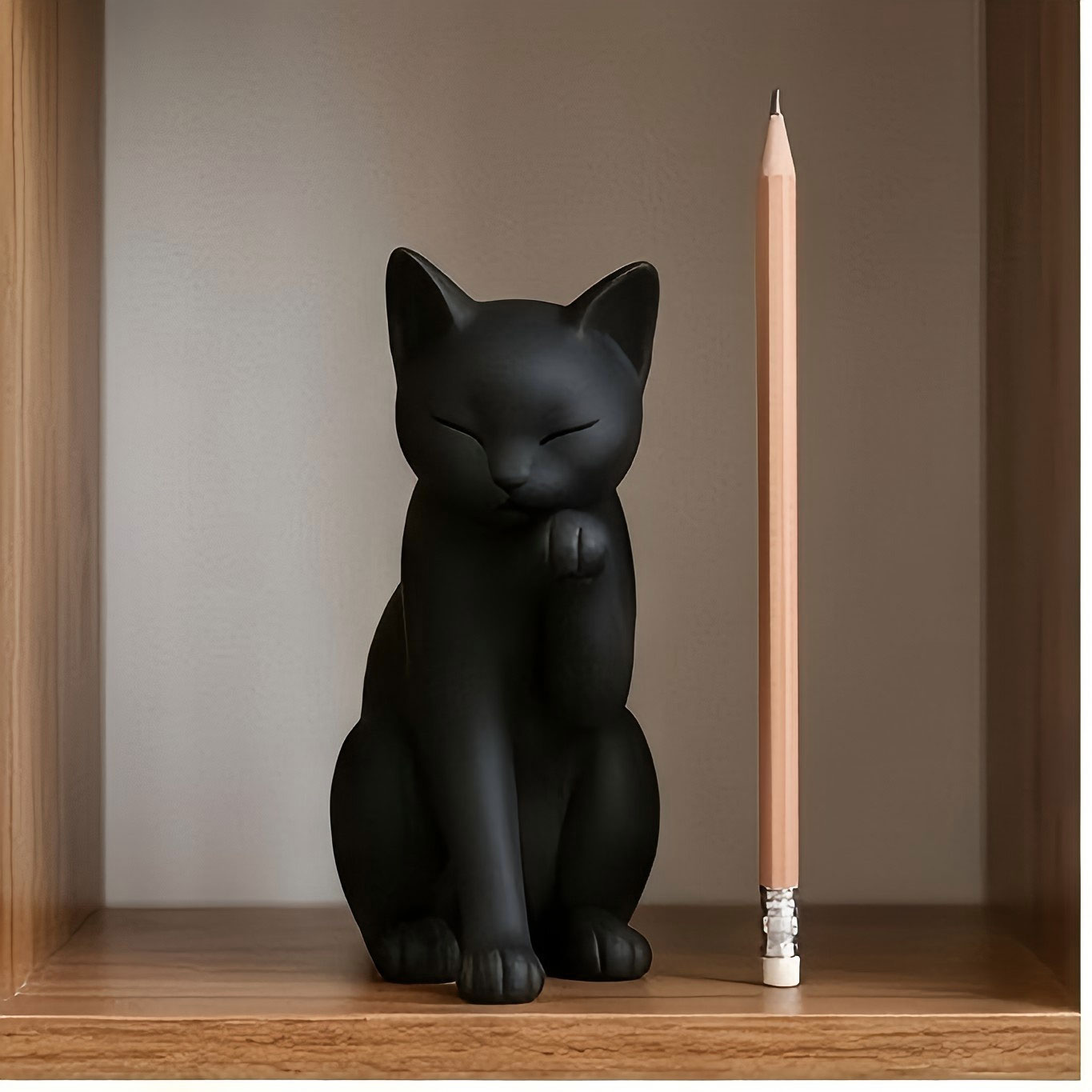 3D-фигурка кота для декора раб – обзор и цена Desk Setup Workspace