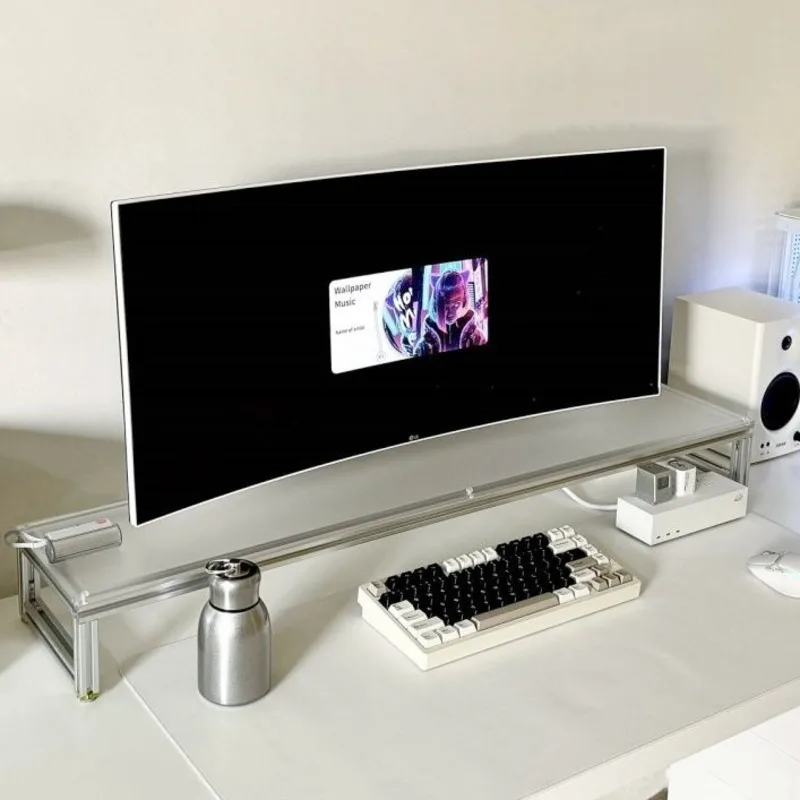 Алюминиевая подставка для мони – обзор и цена Desk Setup Monitor And Laptop