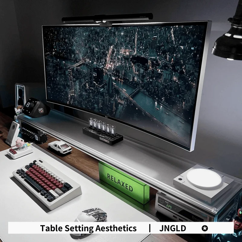 Алюминиевая подставка для мони – обзор и цена Desk Setup Monitor And Laptop