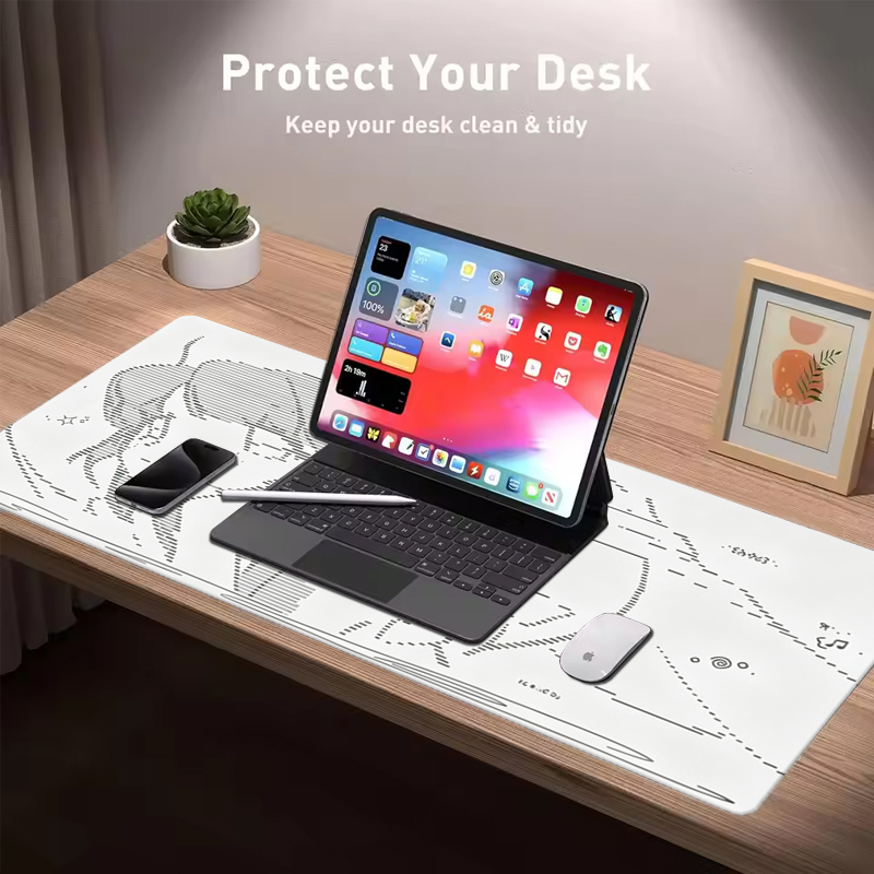 Кожаный коврик для мыши 1 шт., – обзор и цена Desk Pad Leather Large